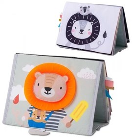 Taf Toys - Gyermek textilkönyv tükörrel szavanna