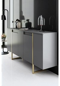 Luxe Anthracite and Gold szekrény