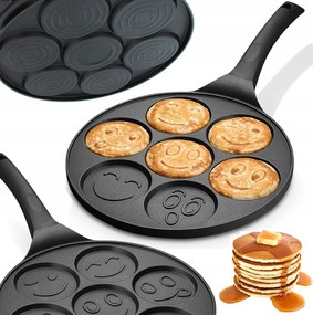 Palacsintasütő Serpenyő Palacsinta Smiley- Márvány Tartós Kivitelezés