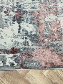 Sunset szürke-rózsaszín design szőnyeg 80x250