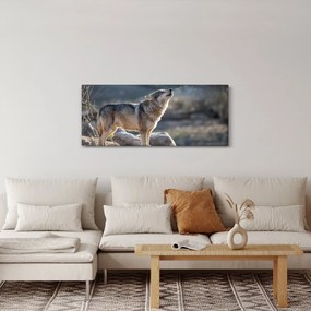 Kép - Üvöltő farkas (120x50 cm)