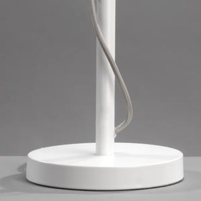 ONLI - Asztali lámpa WIRE 1xE27/15W/230V 50 cm szürke/fehér