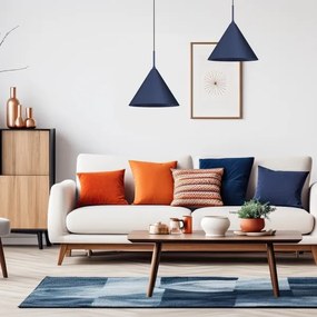 Kábeles csillár CAPITAL 1xGX53/15W/230V átmérő 32 cm kék