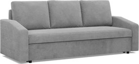 Zeus kanapéágy, kordbársony, bonell töltet, döntött kartámasz, szürke