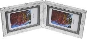 Galéria multi képkeret Flash 13x18cm Dupla szint/szint Fehér