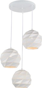 ITALUX PND-2424-3S-WH PALERMO Többágú Függesztett Lámpa Fehér E27 IP20