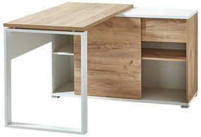 Íróasztal tölgyfa dekorral 120x117 cm Lioni - Germania