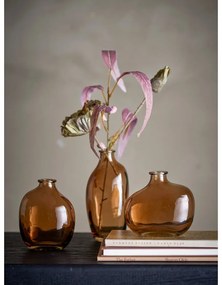 Narancssárga üveg váza (magasság 15,5 cm) Tilia – Bloomingville