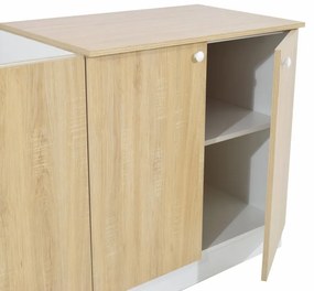 PD L160 Alapkonyha Sonoma/Fehér 3 cs.