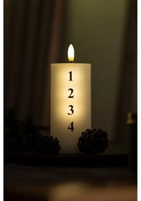 Elemmel működő LED gyertya (magasság 15 cm) Sille Advent – Sirius