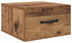 Éjjeliszekrény fiókkal 2 pcs Régi fa 35 x 35 x 20 cm Faanyag