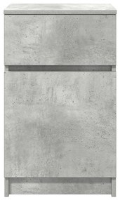 betonszürke szerelt fa éjjeliszekrény 39x35x65 cm