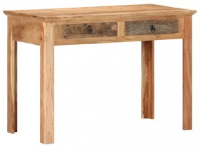 tömör újrahasznosított fa asztal 110 x 50 x 75 cm