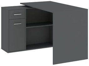 NASH Íróasztal Antracit Színben. 120 cm.