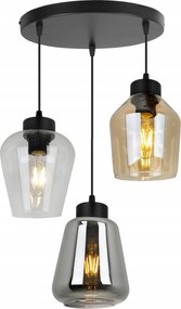 Mennyezeti LĂĄmpa LĂłgĂł CsillĂĄr HĂĄrmas Loft Ăveg Modern LĂĄmpabĂșra