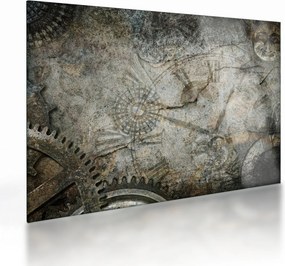 Kép - Az idő áramlása (üvegen) (70x50 cm)