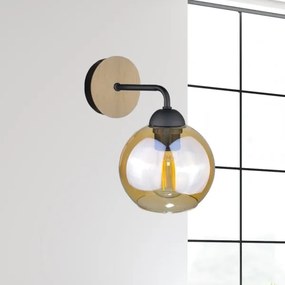 Fali lámpa MELLE WOOD 1xE27/60W/230V