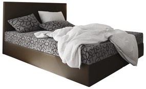 Franciaágy Boxspring 140 cm Lilac Comfort (minta + barna) (matraccal és tárolóhellyel). 1056071