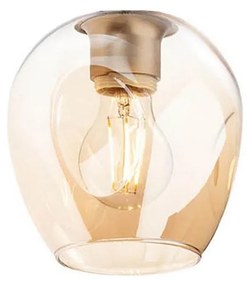 Redo A01-2621 - Pót búra lámpához és PIERCE csillárhoz, átm. 15 cm, arany/füstszínű