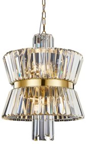 Csillár láncon AURELIA 8xE14/40W/230V arany