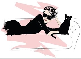 Kép - Fashion lady (90x60 cm)