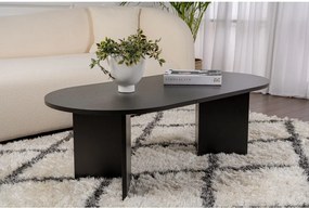 Fekete matt dohányzóasztal 60x119 cm Sable – Kalune Design