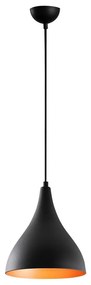 Fekete fĂŒggĆlĂĄmpa fĂ©m bĂșrĂĄval Ăž 22 cm Berceste â Opviq lights