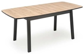 Hank étkezőasztal, artisan tölgy / fekete