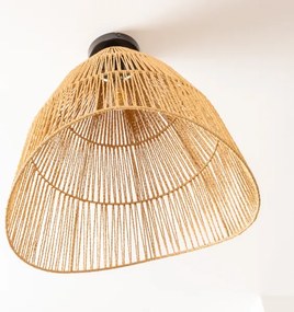 Brilagi - LED felületre szerelhető csillár CERIA BOHO 1xE27/40W/230V, átm. 50 cm, barna
