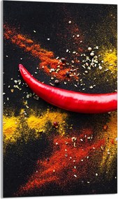 Üveg Vágódeszka 30x52 Chilli Konyha