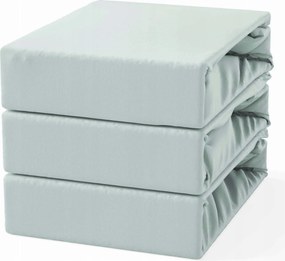 Pamut lepedő gumis 200x220 Szürke Világos