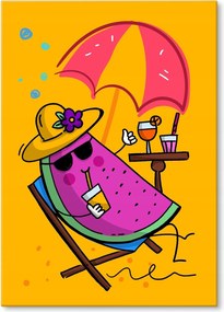 Fém poszter Summer Tábla Tepsi 22 x 31 cm +ajándék