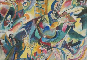 Fotótapéta Flizelin Fali ragasztó készlet Színes absztrakt 152x104 Ragasztó