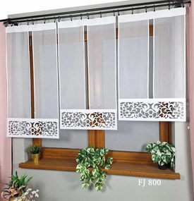 Kész panelfüggöny FJ800 kivágott áttört -120 110 100 cm