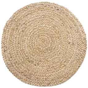 Bombay asztali alátét, jutafonat, natúr, kerek 38 cm 4 db