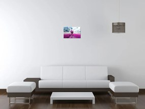 Gario Vászonkép Fa a lila mezon Méret: 40 x 100 cm