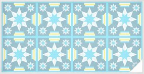 Öntapadós szélvédő furnér Adatvédelem Csillag mintás 200x100