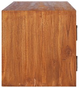 tömör tíkfa fali TV-szekrény 90 x 30 x 30 cm