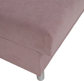 Kihúzható kanapé, rózsaszín, ALADA