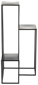 KASKADA virágtartó állvány 85x40 cm fekete