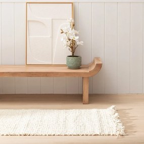 Krémszínű juta futószőnyeg 70x170 cm Altea – Ixia