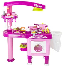 G21 játék - Gyerek konyha nagy, tartozékokkal, rózsaszín