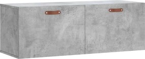 vidaXL betonszürke szerelt fa faliszekrény 100 x 36,5 x 35 cm