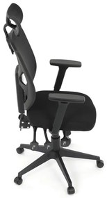 Fekete Irodai Szék, Aszinkron Mechanikával. KA-Q8250 BK