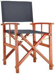 Deuba Cannes-i rendezői fából készült szék - antracit