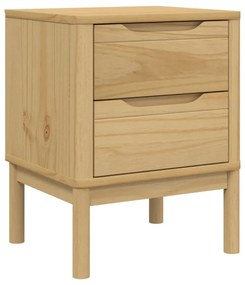 FLORO viaszbarna tömör fenyőfa éjjeliszekrény 45 x 39 x 57 cm
