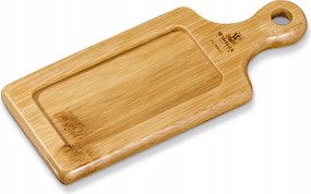 Wilmax négyszögletes bambusz tálaló tálca 17x7 cm