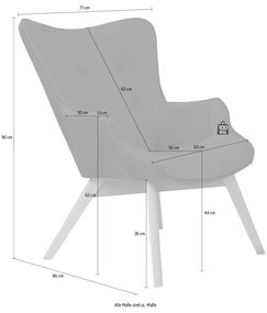 Piros bársony fotel Niko – Ropez