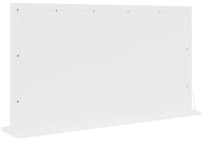 LED világítással ellátott tükör Fehér 100x55x18 cm