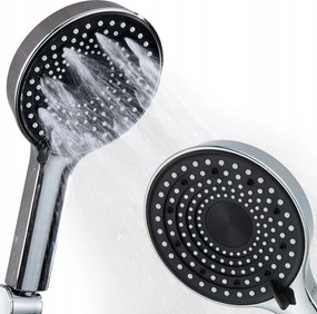Zuhanyfej 3 Funkciós Anti-calc Króm Nagy
